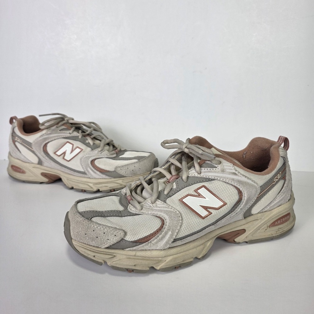 New Balance 530 Shoes Mens 8 Womens 9.5 Timberwolf Linen Landslide Sneaker